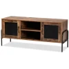 Kirkland's Home Walnut Wood 2-Door Tv Stand- Tv Stands & Media Consoles