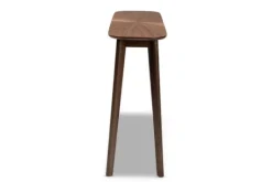 Kirkland's Home Walnut Wood Frame Splayed Legs Console- Console Tables
