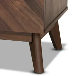 Kirkland's Home Walnut Wood Grain 5-Drawer Chest- Cabinets & Sideboards