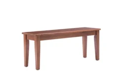 Kirkland's Home Walnut Wooden Dining Bench- Dining Chairs