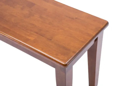 Kirkland's Home Walnut Wooden Dining Bench- Dining Chairs