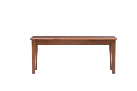 Kirkland's Home Walnut Wooden Dining Bench- Dining Chairs