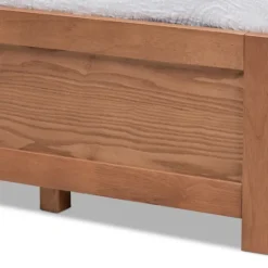 Kirkland's Home Walnut Wooden 3-Drawer Platform Bed- Beds & Headboards