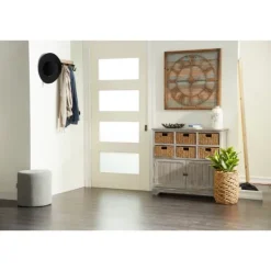Kirkland's Home Warm Brown Industrial Iron Wall Hooks- Hooks