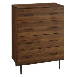 Kirkland's Home Warm Brown Modern Farmhouse Storage Chest- Cabinets & Sideboards