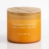 Kirkland's Home Warm Coconut Sands Triple Wick Jar Candle- Candles