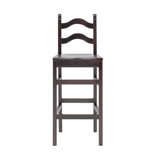 Kirkland's Home Warm Ladder Back Bar Stools, Set Of 2- Bar Stools & Counter Height Stools