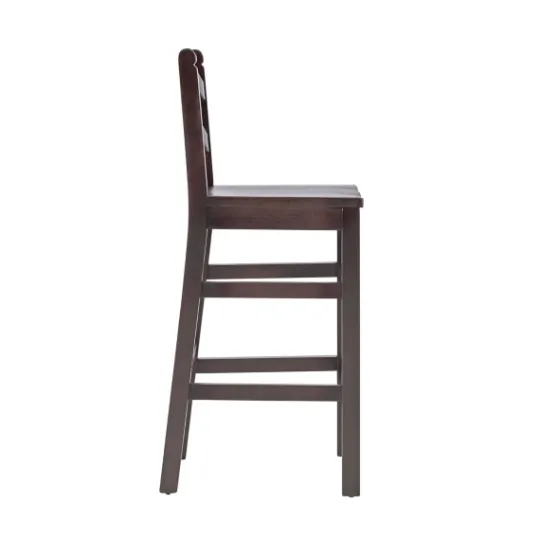 Kirkland's Home Warm Ladder Back Bar Stools, Set Of 2- Bar Stools & Counter Height Stools