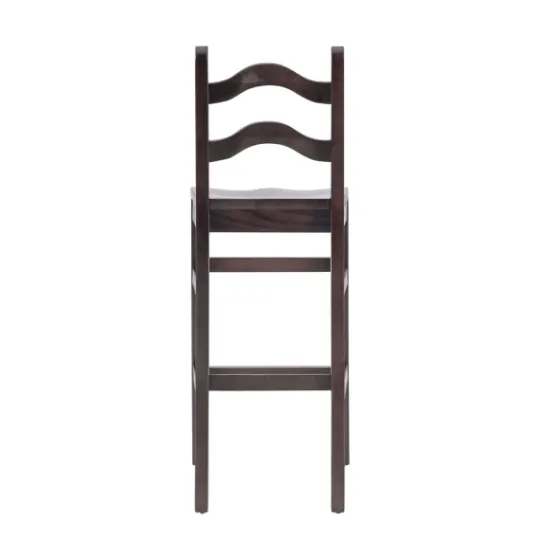 Kirkland's Home Warm Ladder Back Bar Stools, Set Of 2- Bar Stools & Counter Height Stools