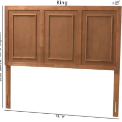 Kirkland's Home Warm 3-Panel Wood Queen Headboard- Beds & Headboards