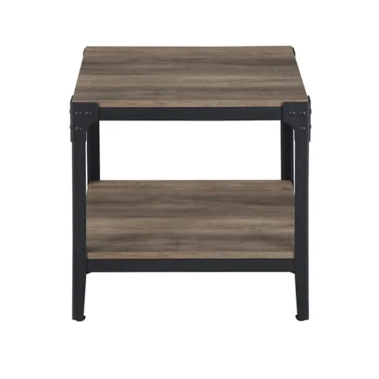 Kirkland's Home Wash Angle Iron Accent Tables, Set Of 2- Accent & End Tables