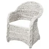 Kirkland's Home Wash Banana Leaf Barrel Accent Chair- Accent Chairs