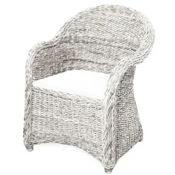 Kirkland's Home Wash Banana Leaf Barrel Accent Chair- Accent Chairs