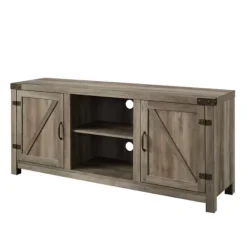 Kirkland's Home Wash Barn Doors Tv Stand- Tv Stands & Media Consoles