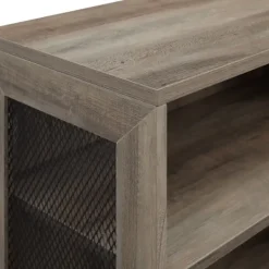 Kirkland's Home Wash Bookshelf With Mesh Sides- Bookshelves