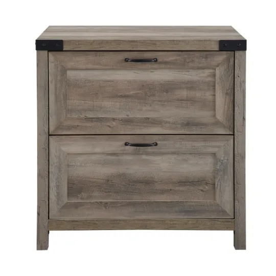 Kirkland's Home Wash 2-Drawer Wood File Cabinet- Office Furniture