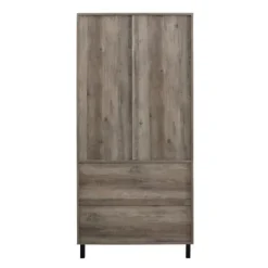 Kirkland's Home Wash Glass Door Storage Hutch- Cabinets & Sideboards