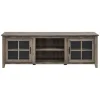 Kirkland's Home Wash Glass Door Tv Stand- Tv Stands & Media Consoles