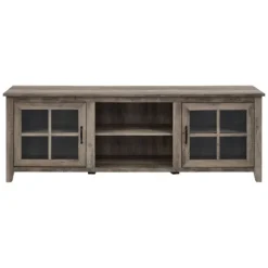 Kirkland's Home Wash Glass Door Tv Stand- Tv Stands & Media Consoles