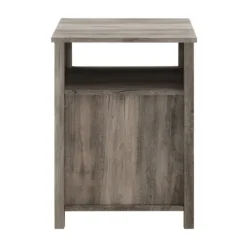 Kirkland's Home Wash Grooved Door Side Table- Accent & End Tables