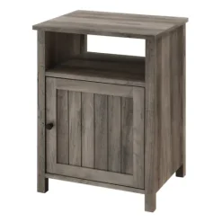 Kirkland's Home Wash Grooved Door Side Table- Accent & End Tables