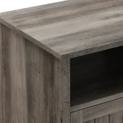 Kirkland's Home Wash Grooved Door Side Table- Accent & End Tables