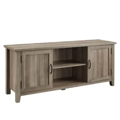 Kirkland's Home Wash Grooved Door Tv Stand- Tv Stands & Media Consoles