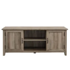 Kirkland's Home Wash Grooved Door Tv Stand- Tv Stands & Media Consoles