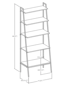 Kirkland's Home Wash Industrial Ladder Bookshelf- Bookshelves