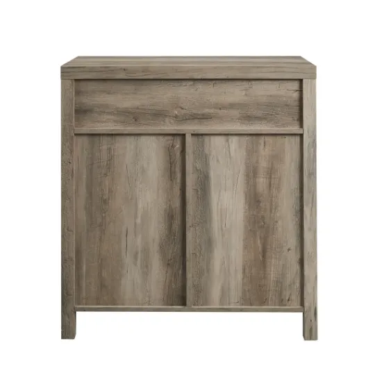 Kirkland's Home Wash Wooden And Metal Barn Door Cabinet- Cabinets & Sideboards