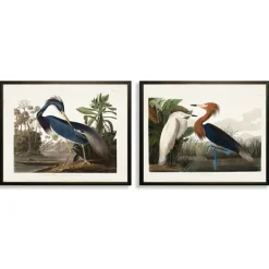 Kirkland's Home Water Birds Framed Art Prints, Set Of 2- Framed Art