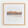 Kirkland's Home Watercolor Desert Range Framed Art Print- Framed Art