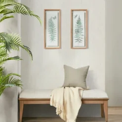 Kirkland's Home Watercolor Ferns 2-Pc. Framed Wall Art- Framed Art
