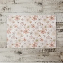 Kirkland's Home Watercolor Flowers Kitchen Mat- Kitchen & Floor Mats