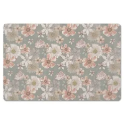 Kirkland's Home Watercolor Flowers Kitchen Mat- Kitchen & Floor Mats