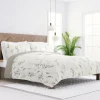 Kirkland's Home Watercolor Leaves Reversible 3-Pc. King Quilt Set- Quilts