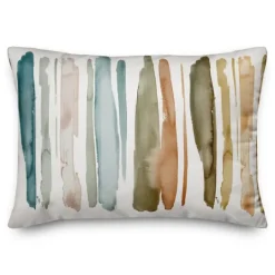 Kirkland's Home Watercolor Stripes Transitional Accent Pillow- Pillows