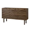 Kirkland's Home Wavy Wood 3-Door Sideboard Cabinet- Cabinets & Sideboards