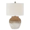 Kirkland's Home Weathered Clay Ceramic Table Lamp- Table Lamps