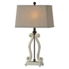 Kirkland's Home Weathered Cream Harp Table Lamps, Set Of 2- Table Lamps