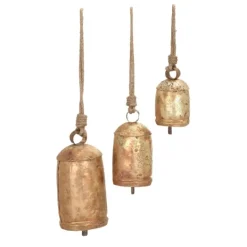 Kirkland's Home Weathered Decorative Bells, Set Of 3- Decorative Accents