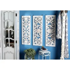 Kirkland's Home Weathered Gray Wood Panel Wall Plaques, Set Of 3- Wall Plaques