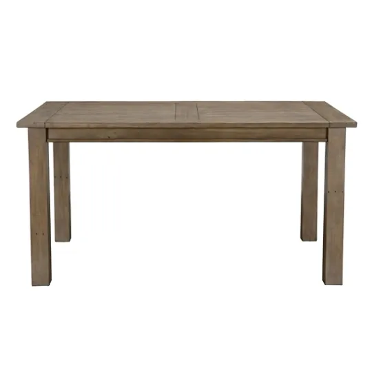 Kirkland's Home Weathered Pine Wood Dining Table- Dining Tables