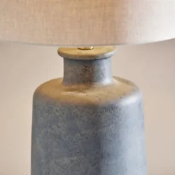 Kirkland's Home Weathered Stone Jug Table Lamp- Table Lamps