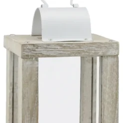 Kirkland's Home Weathered Wood And Metal Lantern- Lanterns