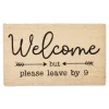 Kirkland's Home Welcome But Leave By Nine Doormat- Doormats