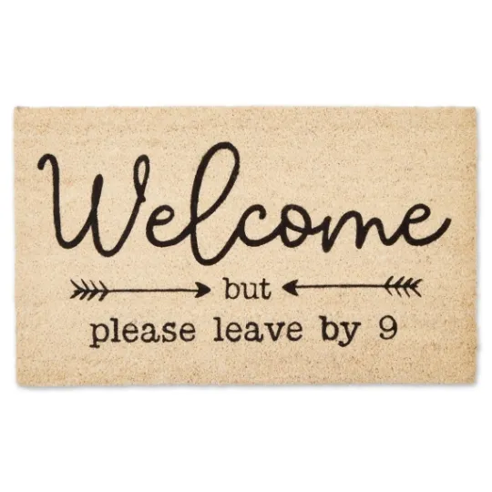 Kirkland's Home Welcome But Leave By Nine Doormat- Doormats