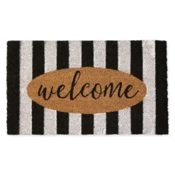 Kirkland's Home Welcome Cabana Stripe Coir Doormat- Doormats