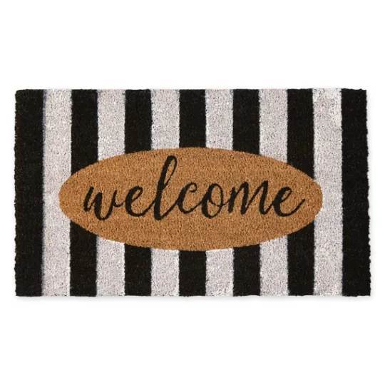 Kirkland's Home Welcome Cabana Stripe Coir Doormat- Doormats