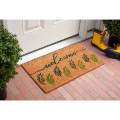 Kirkland's Home Welcome Fern Doormat- Doormats